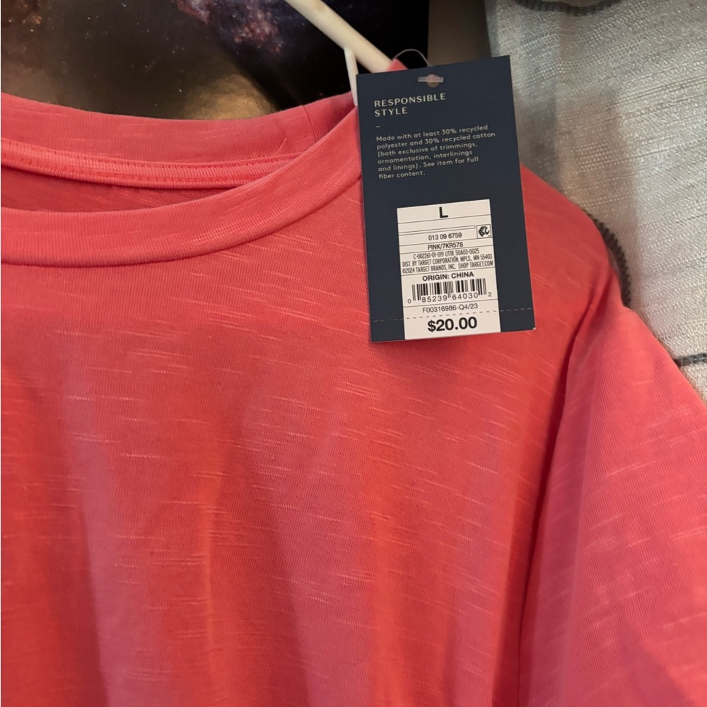Pink Ruched Women Dress Universal Thread - Picture 2 of 3